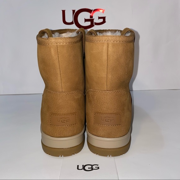 UGG Boots CLASSIC WEATHER MINI size 9.5 chestnut color - Picture 5 of 10
